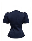 Paloma Top - Dark Blue